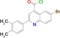 6-bromo-2-(3,4-dimethylphenyl)quinoline-4-carbonyl chloride