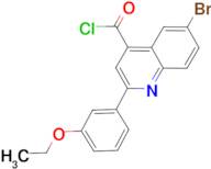 6-bromo-2-(3-ethoxyphenyl)quinoline-4-carbonyl chloride