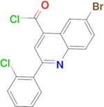 6-bromo-2-(2-chlorophenyl)quinoline-4-carbonyl chloride