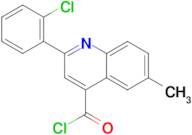 2-(2-chlorophenyl)-6-methylquinoline-4-carbonyl chloride