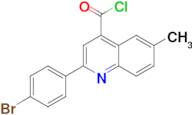 2-(4-bromophenyl)-6-methylquinoline-4-carbonyl chloride