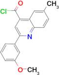 2-(3-methoxyphenyl)-6-methylquinoline-4-carbonyl chloride