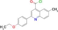 2-(4-ethoxyphenyl)-6-methylquinoline-4-carbonyl chloride