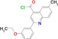 2-(3-ethoxyphenyl)-6-methylquinoline-4-carbonyl chloride