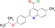 2-(4-isopropoxyphenyl)-6-methylquinoline-4-carbonyl chloride