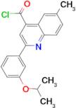 2-(3-isopropoxyphenyl)-6-methylquinoline-4-carbonyl chloride