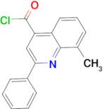 8-methyl-2-phenylquinoline-4-carbonyl chloride