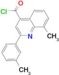 8-methyl-2-(3-methylphenyl)quinoline-4-carbonyl chloride