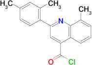 2-(2,4-dimethylphenyl)-8-methylquinoline-4-carbonyl chloride