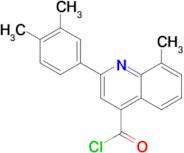 2-(3,4-dimethylphenyl)-8-methylquinoline-4-carbonyl chloride