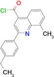 2-(4-ethylphenyl)-8-methylquinoline-4-carbonyl chloride