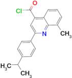 2-(4-isopropylphenyl)-8-methylquinoline-4-carbonyl chloride