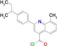 2-(4-sec-butylphenyl)-8-methylquinoline-4-carbonyl chloride