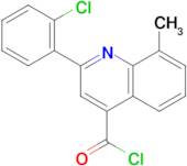 2-(2-chlorophenyl)-8-methylquinoline-4-carbonyl chloride