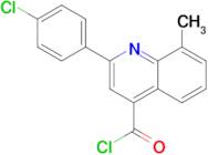 2-(4-chlorophenyl)-8-methylquinoline-4-carbonyl chloride