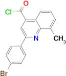2-(4-bromophenyl)-8-methylquinoline-4-carbonyl chloride