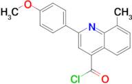 2-(4-methoxyphenyl)-8-methylquinoline-4-carbonyl chloride