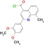 2-(3,4-dimethoxyphenyl)-8-methylquinoline-4-carbonyl chloride