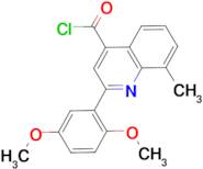 2-(2,5-dimethoxyphenyl)-8-methylquinoline-4-carbonyl chloride