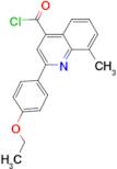 2-(4-ethoxyphenyl)-8-methylquinoline-4-carbonyl chloride