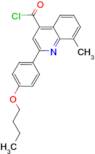 2-(4-butoxyphenyl)-8-methylquinoline-4-carbonyl chloride