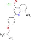 2-(4-isobutoxyphenyl)-8-methylquinoline-4-carbonyl chloride