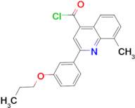 8-methyl-2-(3-propoxyphenyl)quinoline-4-carbonyl chloride