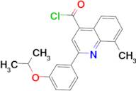 2-(3-isopropoxyphenyl)-8-methylquinoline-4-carbonyl chloride