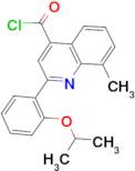 2-(2-isopropoxyphenyl)-8-methylquinoline-4-carbonyl chloride