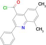 6,8-dimethyl-2-phenylquinoline-4-carbonyl chloride