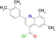 2-(3,4-dimethylphenyl)-6,8-dimethylquinoline-4-carbonyl chloride