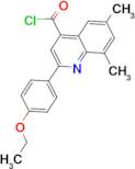 2-(4-ethoxyphenyl)-6,8-dimethylquinoline-4-carbonyl chloride