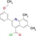 2-(3-ethoxyphenyl)-6,8-dimethylquinoline-4-carbonyl chloride