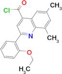 2-(2-ethoxyphenyl)-6,8-dimethylquinoline-4-carbonyl chloride