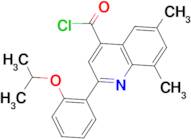 2-(2-isopropoxyphenyl)-6,8-dimethylquinoline-4-carbonyl chloride