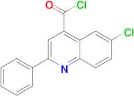 6-chloro-2-phenylquinoline-4-carbonyl chloride