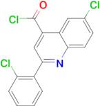 6-chloro-2-(2-chlorophenyl)quinoline-4-carbonyl chloride