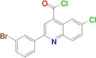 2-(3-bromophenyl)-6-chloroquinoline-4-carbonyl chloride