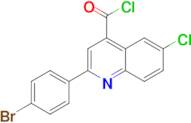 2-(4-bromophenyl)-6-chloroquinoline-4-carbonyl chloride