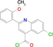 6-chloro-2-(2-methoxyphenyl)quinoline-4-carbonyl chloride