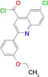 6-chloro-2-(3-ethoxyphenyl)quinoline-4-carbonyl chloride