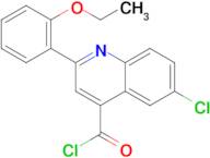 6-chloro-2-(2-ethoxyphenyl)quinoline-4-carbonyl chloride