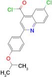 6-chloro-2-(4-isopropoxyphenyl)quinoline-4-carbonyl chloride