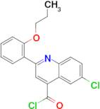 6-chloro-2-(2-propoxyphenyl)quinoline-4-carbonyl chloride