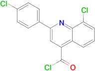 8-chloro-2-(4-chlorophenyl)quinoline-4-carbonyl chloride