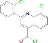 8-chloro-2-(2-chlorophenyl)quinoline-4-carbonyl chloride