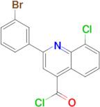 2-(3-bromophenyl)-8-chloroquinoline-4-carbonyl chloride