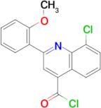 8-chloro-2-(2-methoxyphenyl)quinoline-4-carbonyl chloride