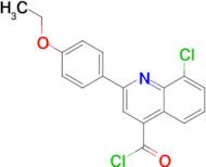 8-chloro-2-(4-ethoxyphenyl)quinoline-4-carbonyl chloride