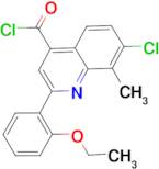 7-chloro-2-(2-ethoxyphenyl)-8-methylquinoline-4-carbonyl chloride